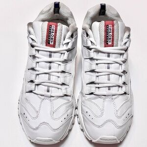 VINTAGE 90s Skechers Authentic Y2K Sport Energy Orbit Sneakers White Women 9